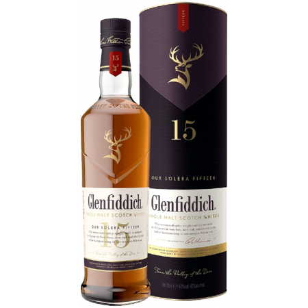 GLENFIDDICH - SOLERA 15 ANS - EN ETUI