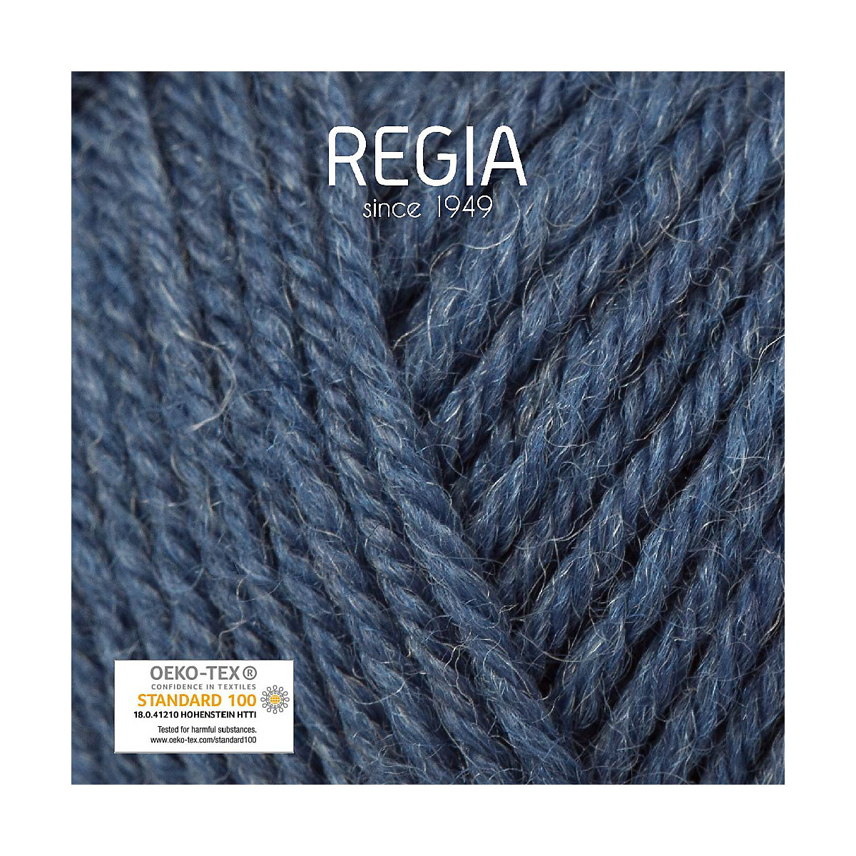 Handstrickgarne 4-fädig Uni, 50g Indigo