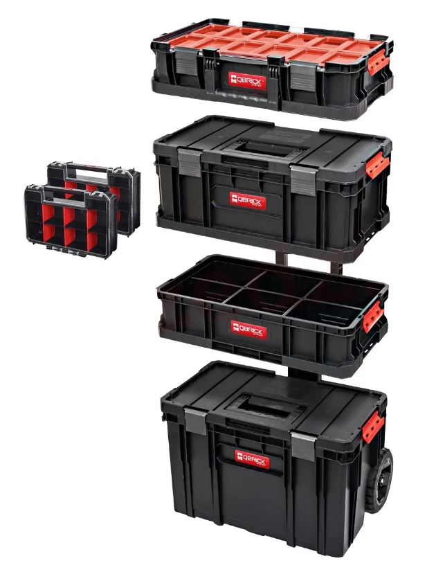 QBrick Z252597PG002 Two Tool Trolley 6-piece