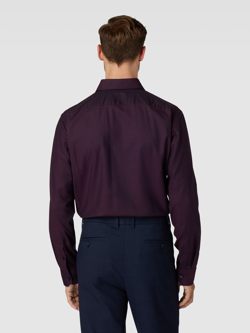 Regular Fit Business-Hemd von BOSS Modell 'JOE' in bordeaux rot