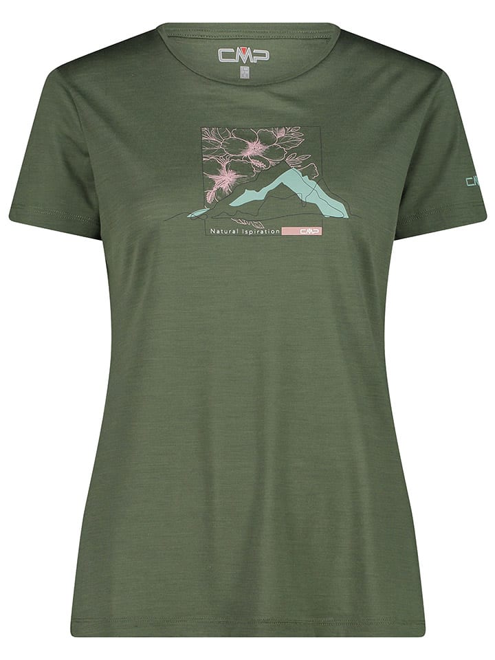 CMP Funktionsshirt in Khaki günstig kaufen