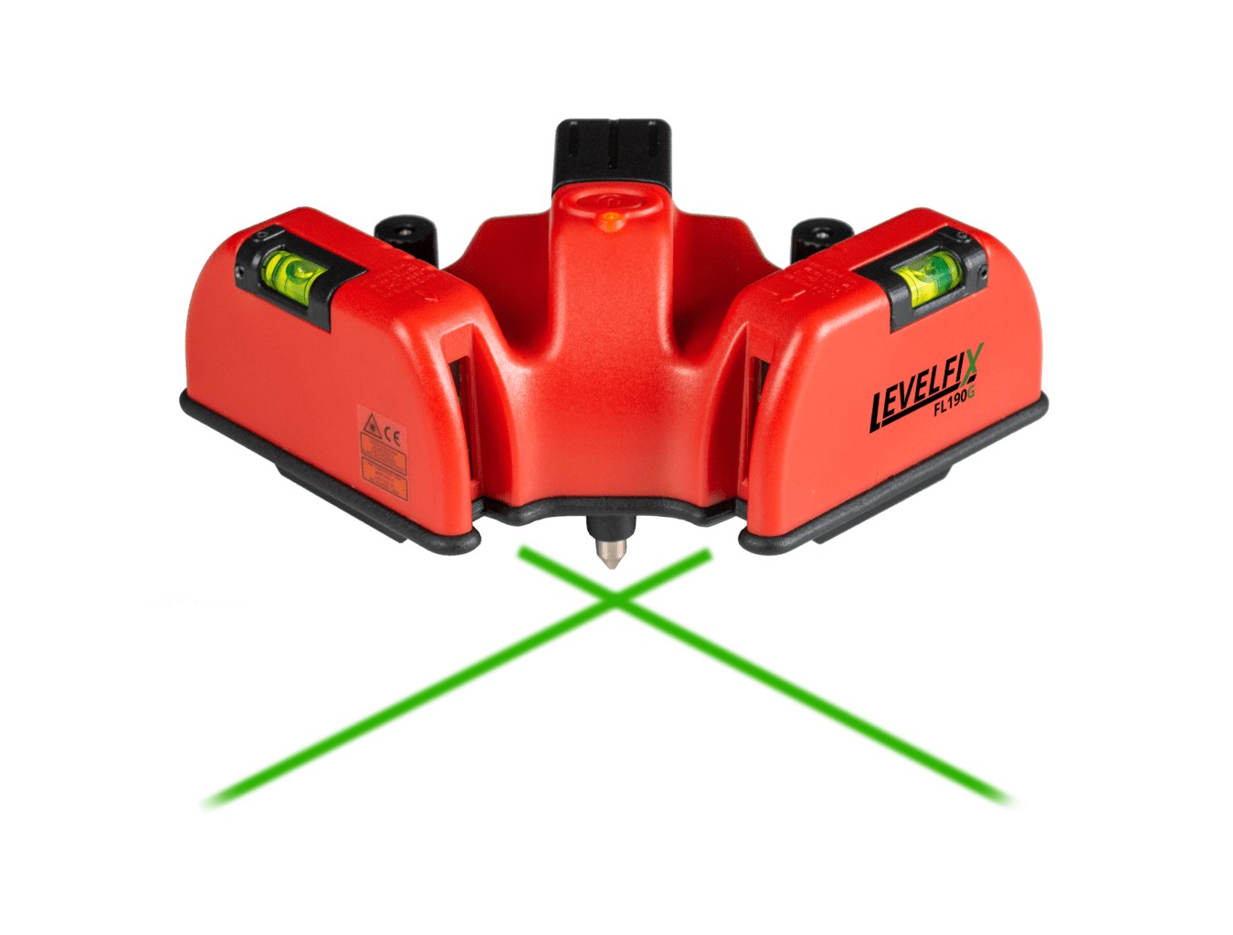 Levelfix 556190 FL190G Golvlaser med grön stråle