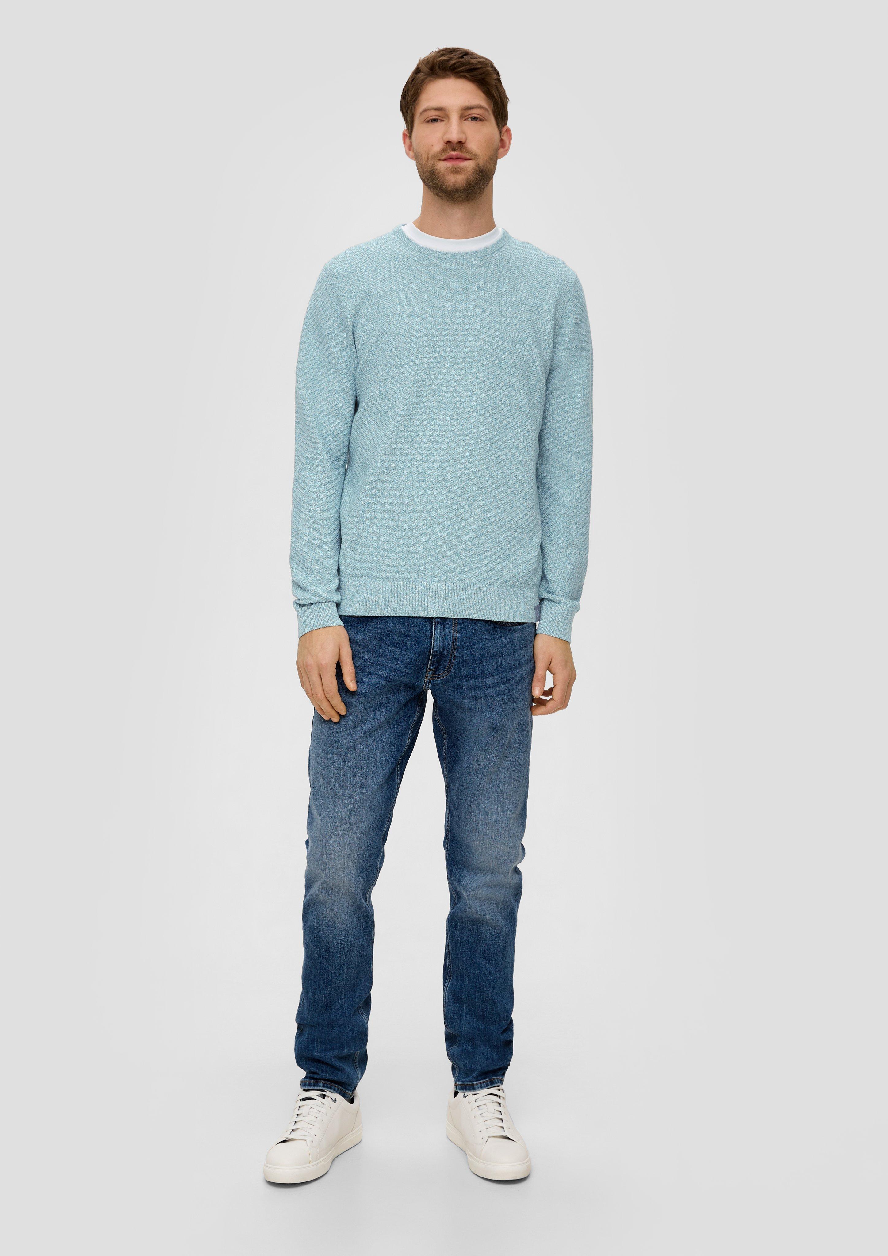 Feinstrickpullover mit Crew Neck  2146110-65X0