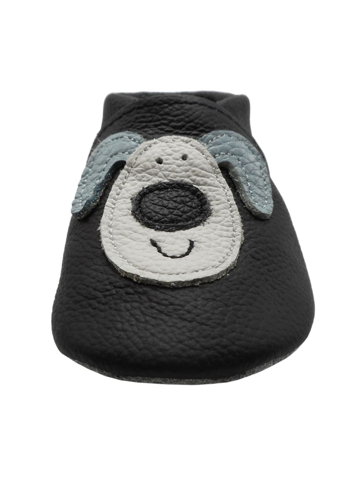 Yalion Leder-Krabbelschuhe 
