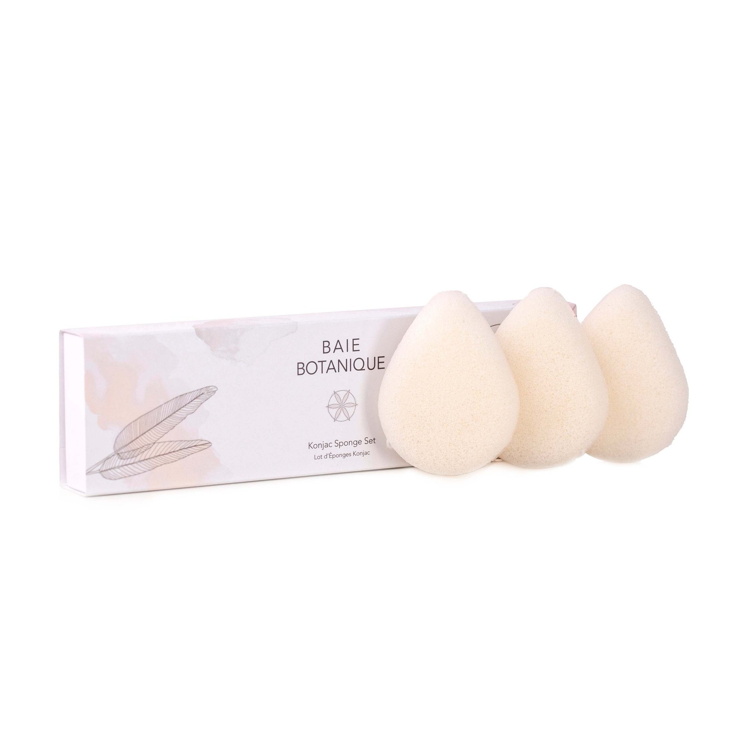 Konjac-Schwämme x3