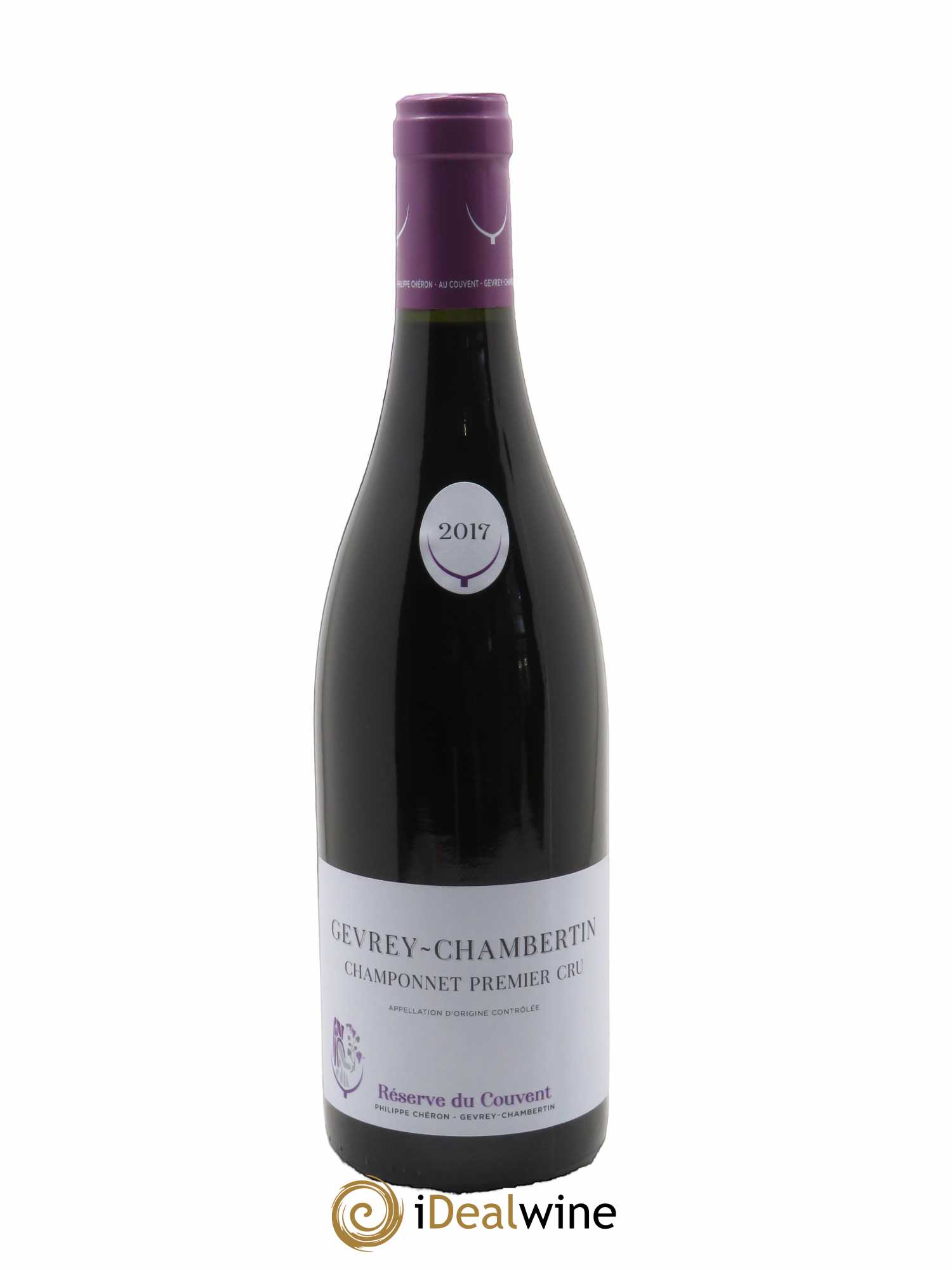 Gevrey-Chambertin 1er Cru Champonnet Domaine du Couvent  2017 - Lot de 1 Bouteille