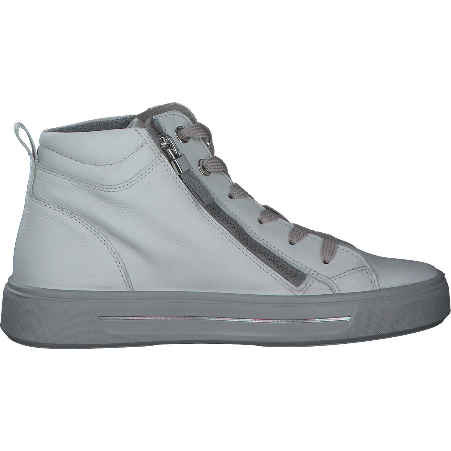 Ara Courtyard 2.0 27404, Sneakers High, Damen, Nebbia/Grau/Silber
