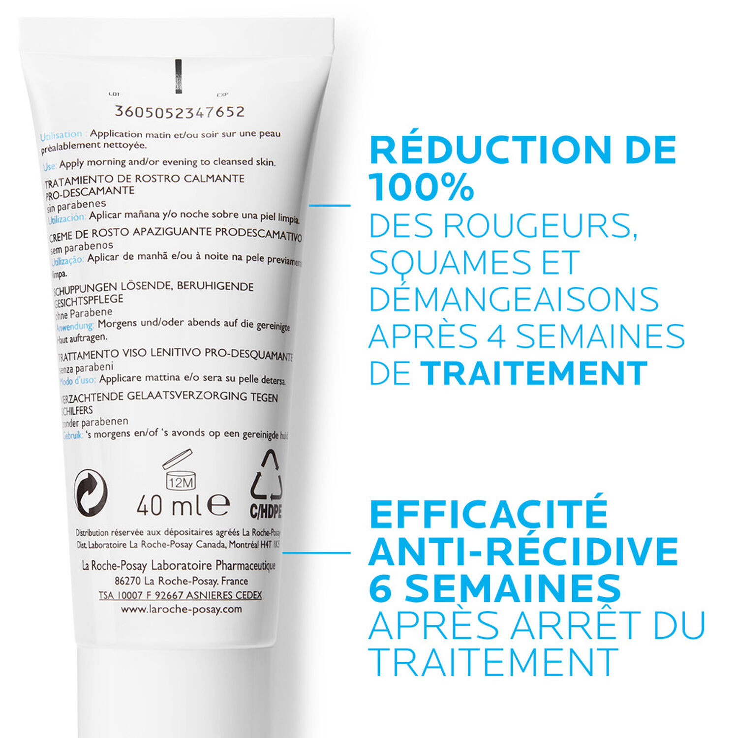 la roche-posay Kerium DS Crème Visage Apaisante 40 ml