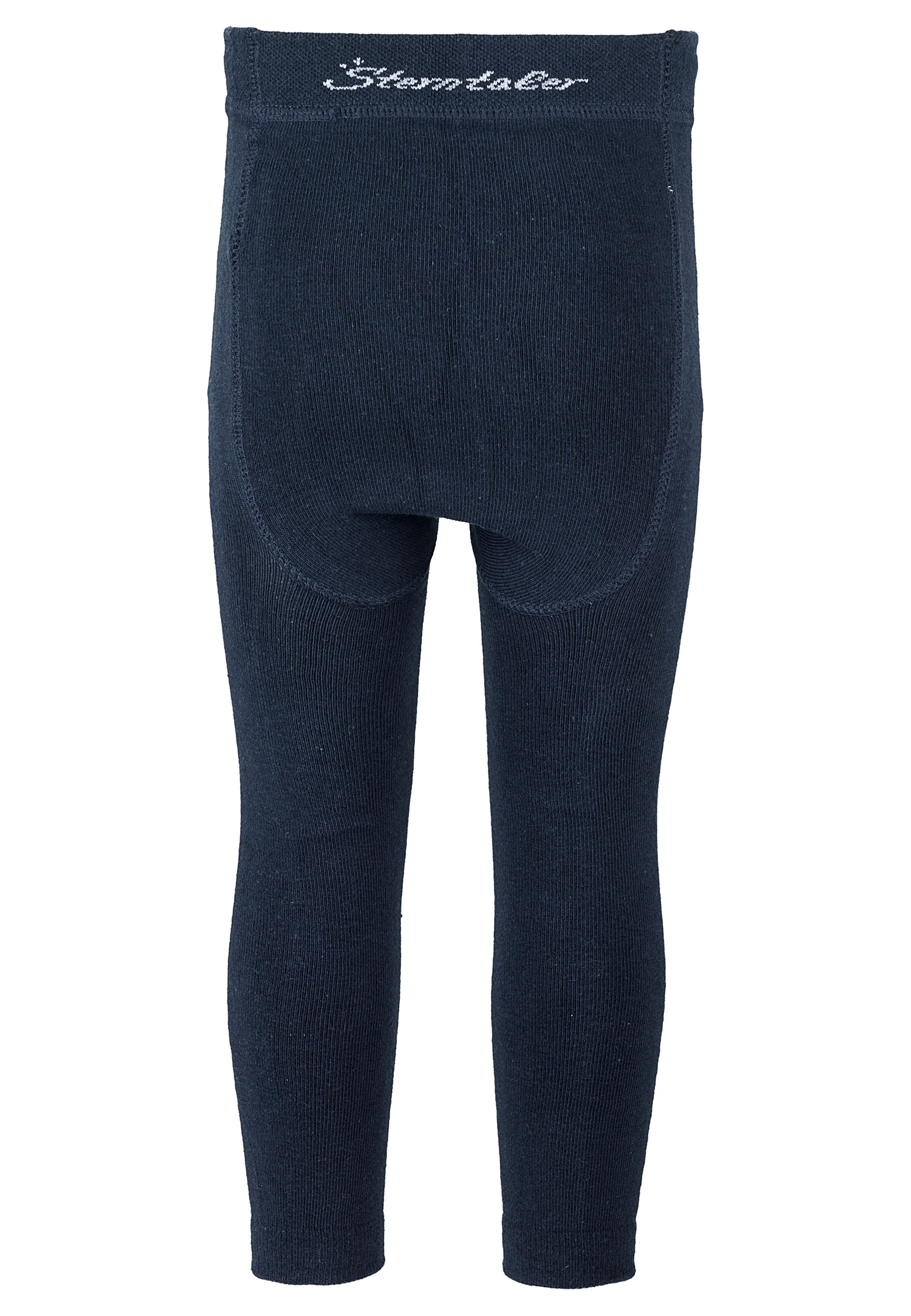 Leggings uni in Marine oder Anthrazit Melange