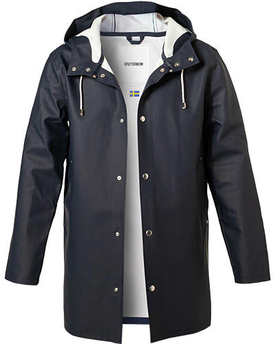 STUTTERHEIM, Regenmantel, PVC wasserdicht, navy