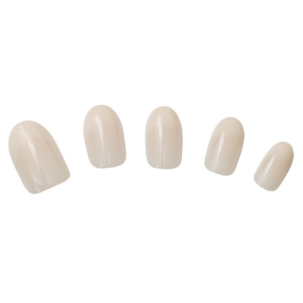 Kiss Nude Oval -tekokynnet 28 kpl