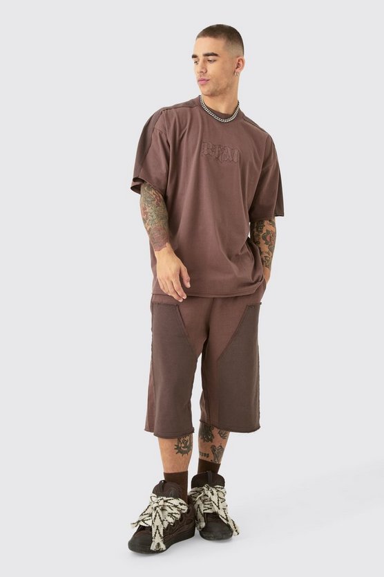 Oversize Applique Jort Set