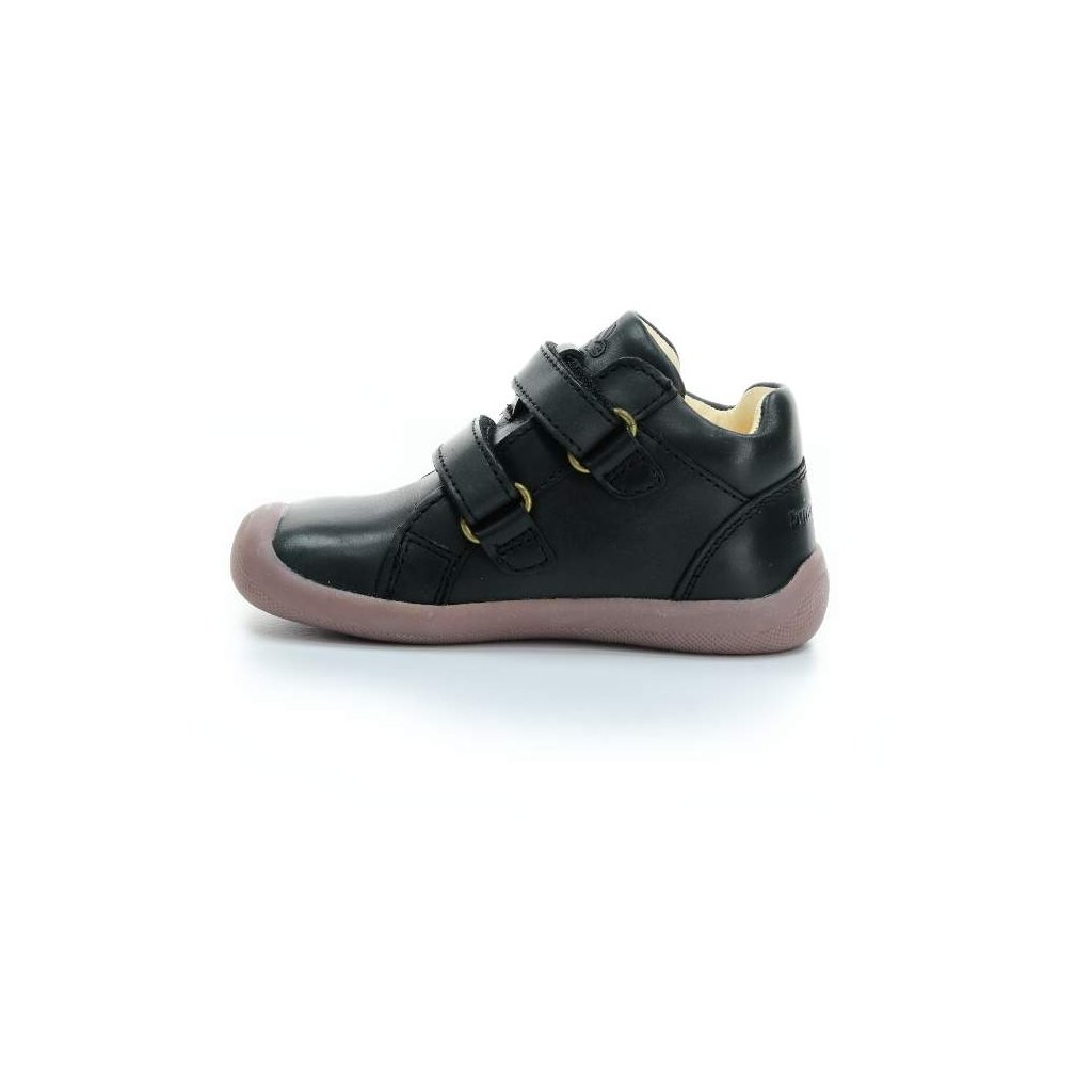Bundgaard The Walk Velcro TEX Black schwarze Mid Cut Barfußschuhe