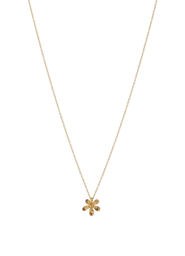Pernille Corydon Wild Poppy necklace gold plated