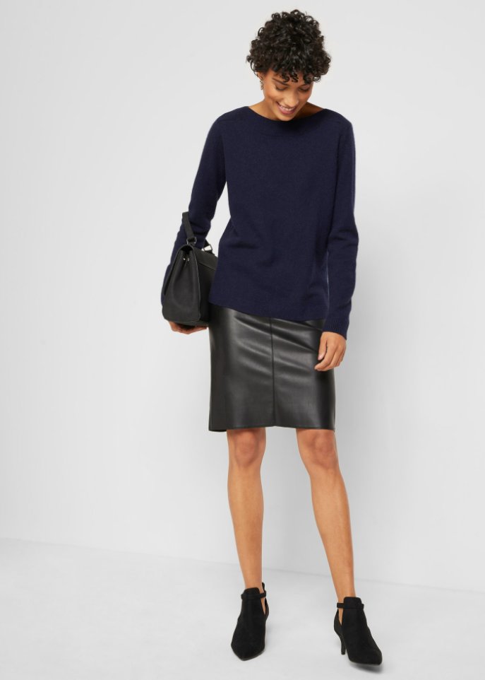 Wollpullover mit Good Cashmere Standard®-Anteil