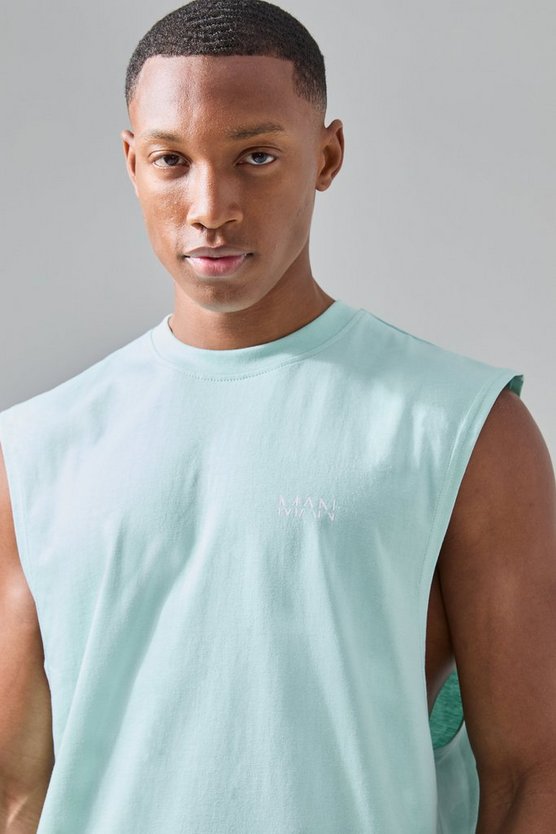 Man Active Jersey-Tanktop