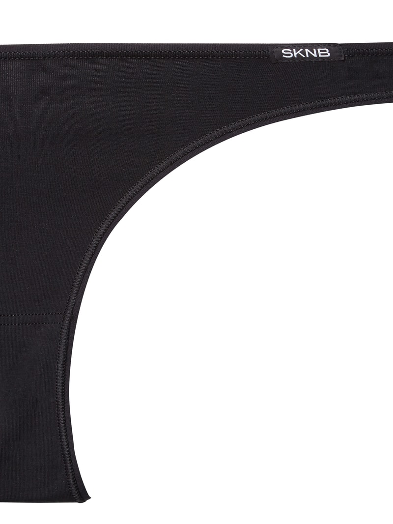 Slip aus Baumwolle Modell 'New Original' in schwarz