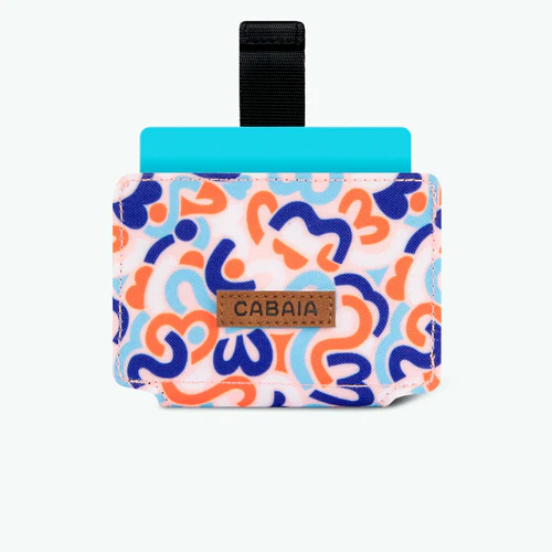 Orange Hoi An card holder