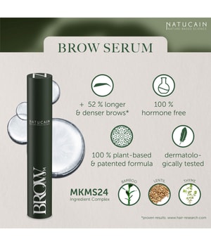 Natucain Brow Serum Augenbrauenserum-6.2 ml