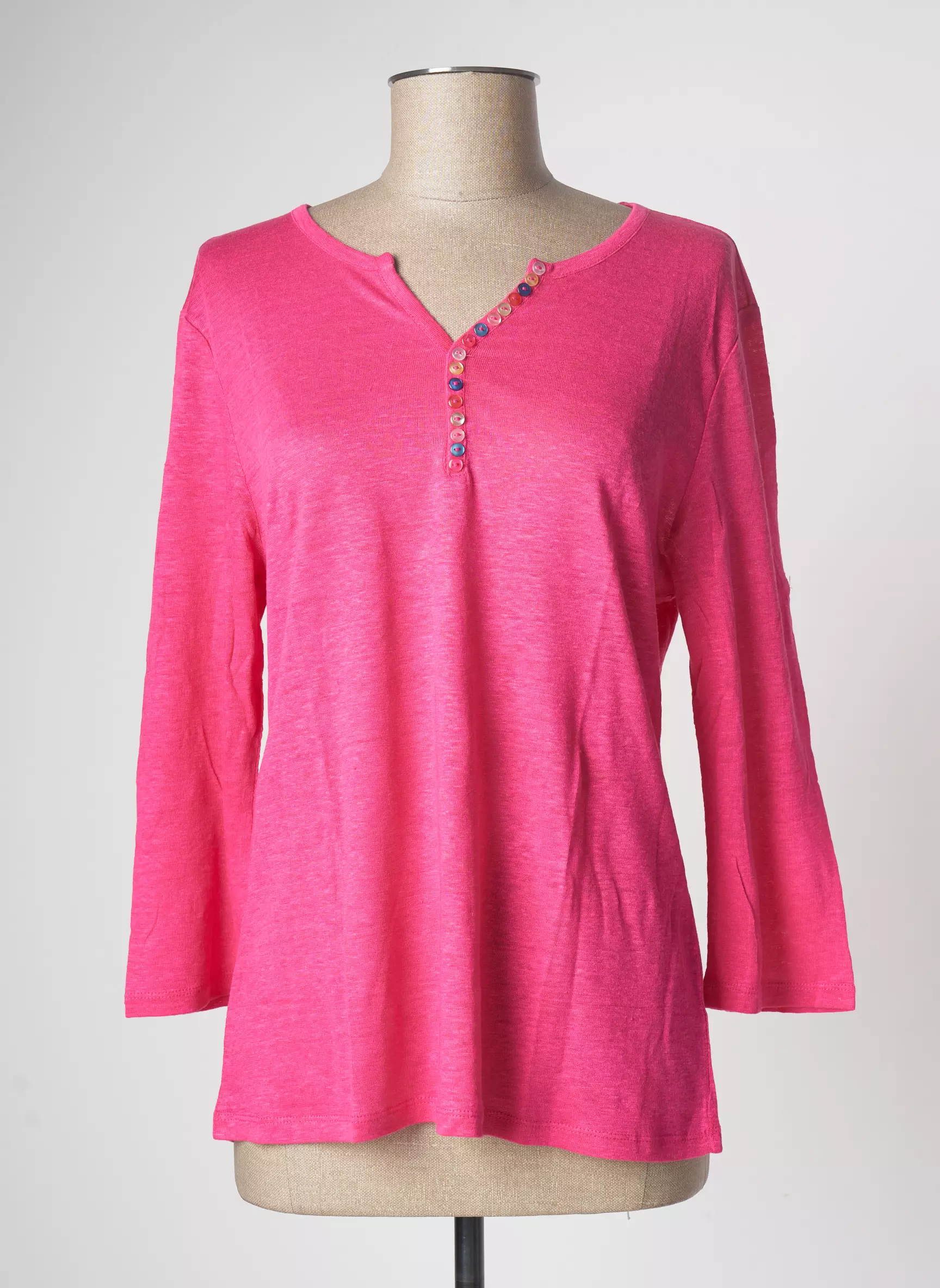 Soie Pour Soi Tshirts Femme couleur rose