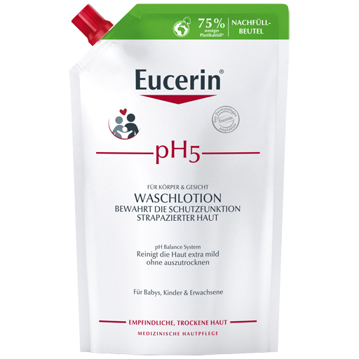 EUCERIN pH5 Waschlotion empfindliche Haut Nachfüll  750 ml  Duschgel