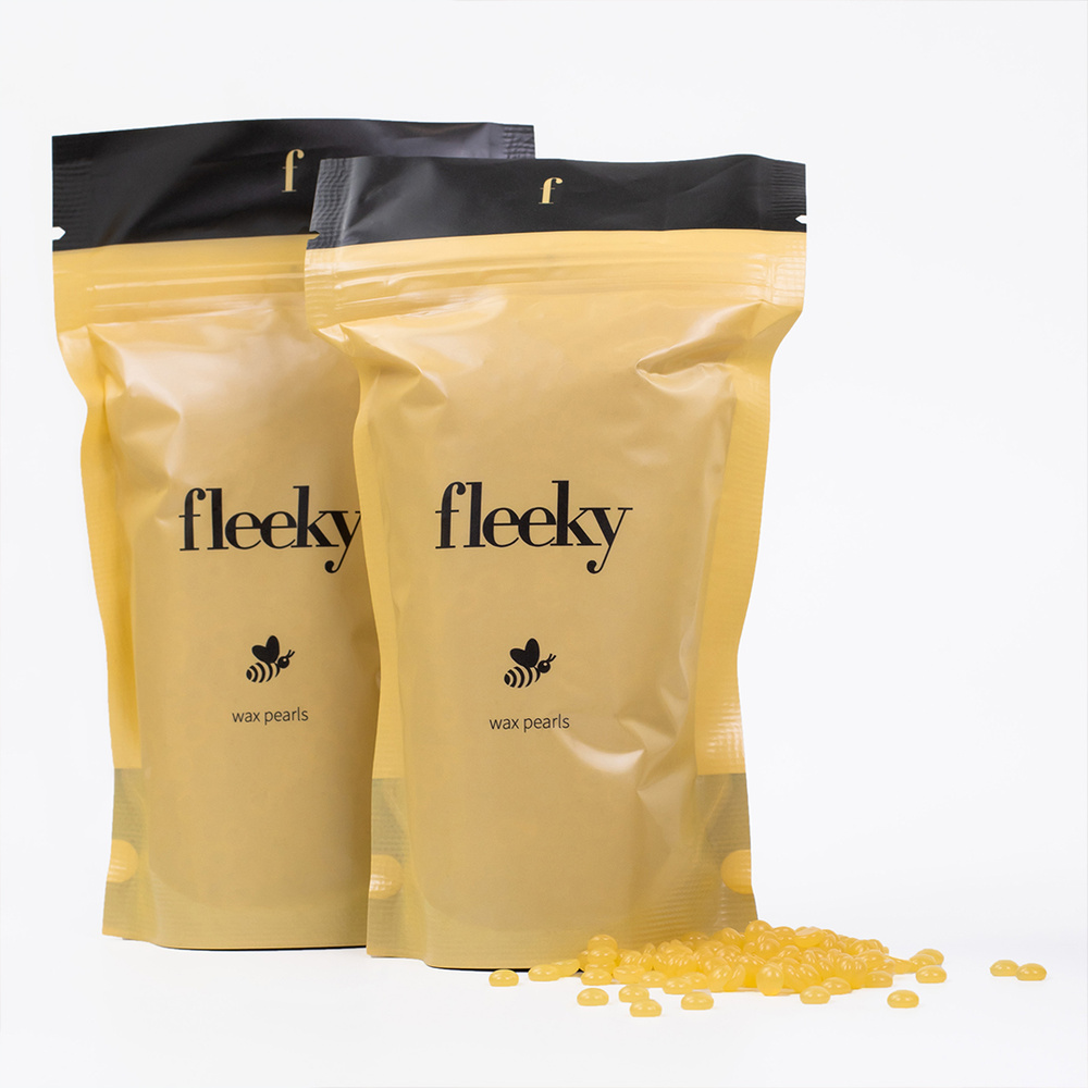 Fleeky Kit d'Épilation Complet - Chauffe-Cire avec Perles dépilatoire