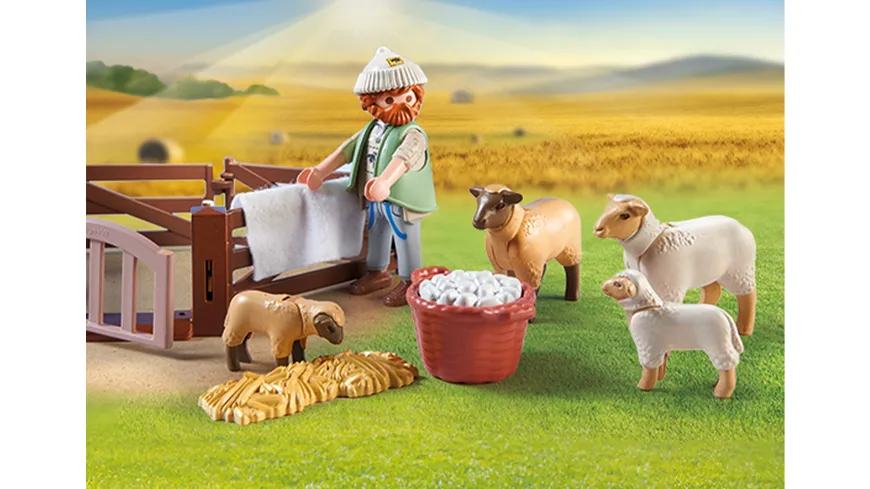 PLAYMOBIL 71444 - Country - Junger Schäfer mit Schafen