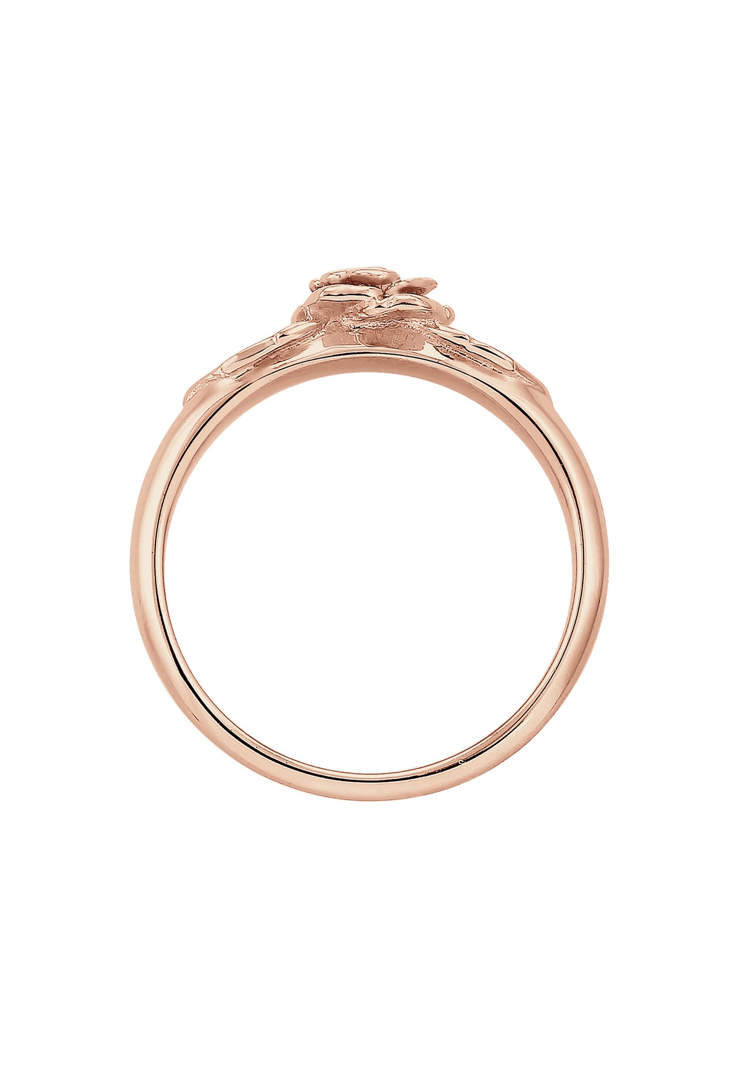 Anillo de mujer Elli con diseño de rosas, símbolo floral vintage, plata de ley 925.