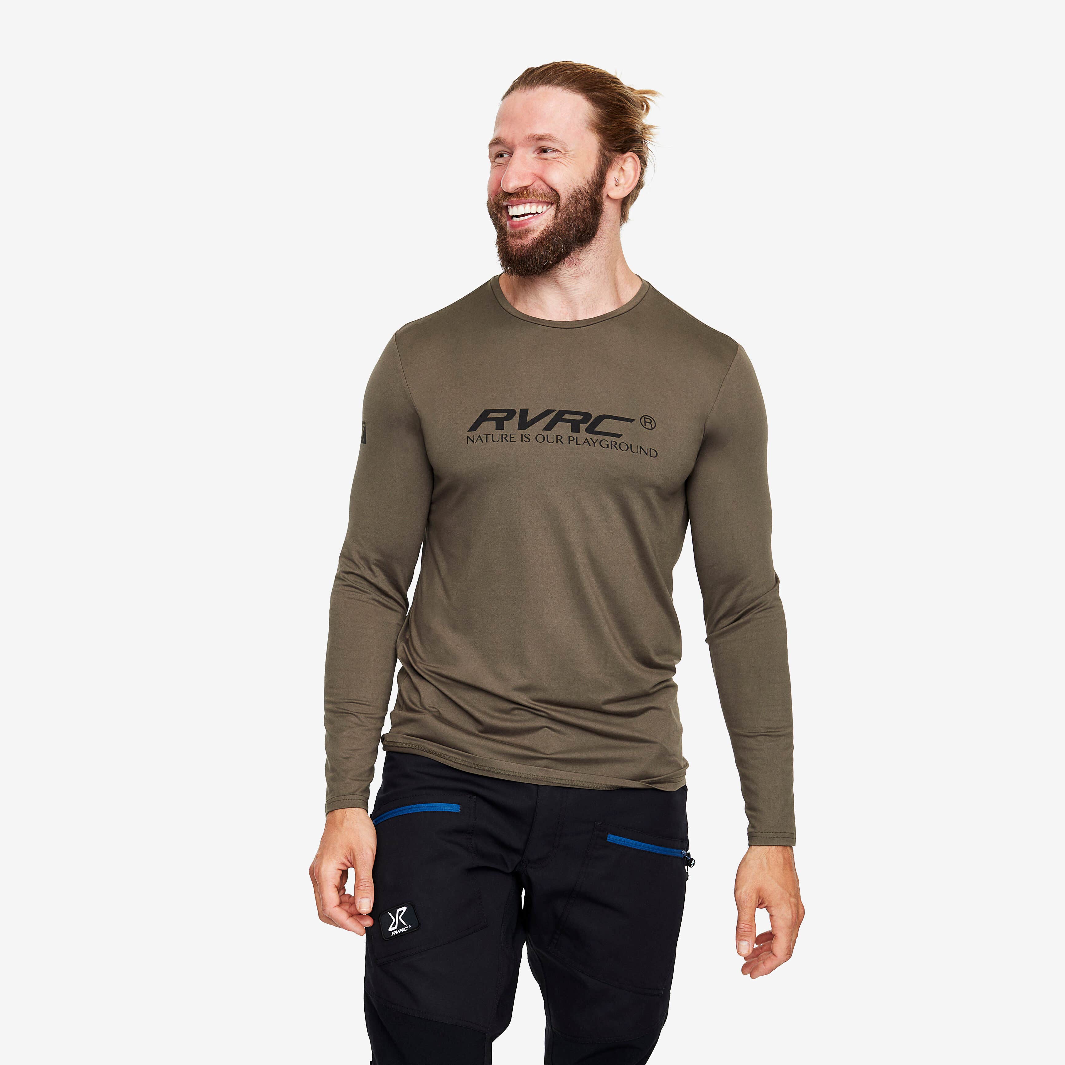 Vagabond Long Sleeve Tee Homme Major Brown