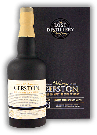 Gerston Vintage Lost Distillery Blended Malt Batch No.1 Gerston Vintage Lost Distillery Blended Malt Batch No.1 Limited Release Rare Malts. 0,7	 Liter - Vol 46%