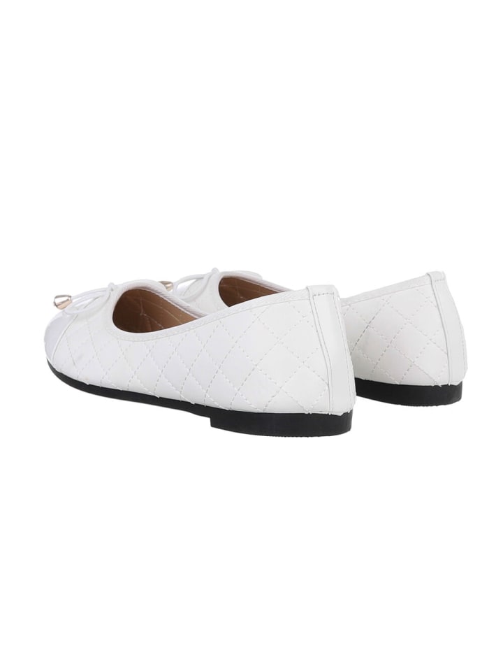 Ital-Design Ballerina in Weiß günstig kaufen