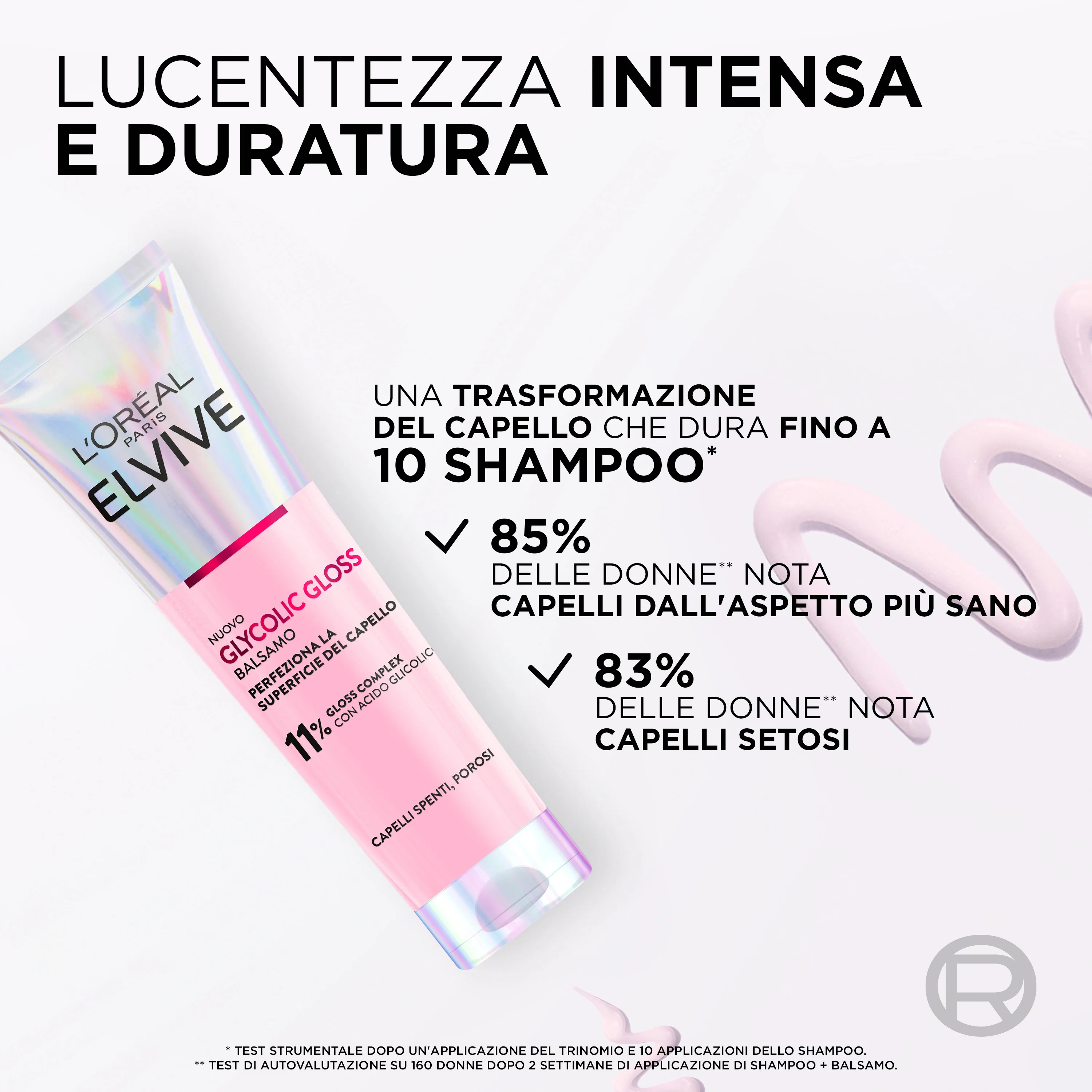 Après-shampoing Elvive Glycolic Gloss à l'acide glycolique - Après-shampoing illuminateur et réparateur