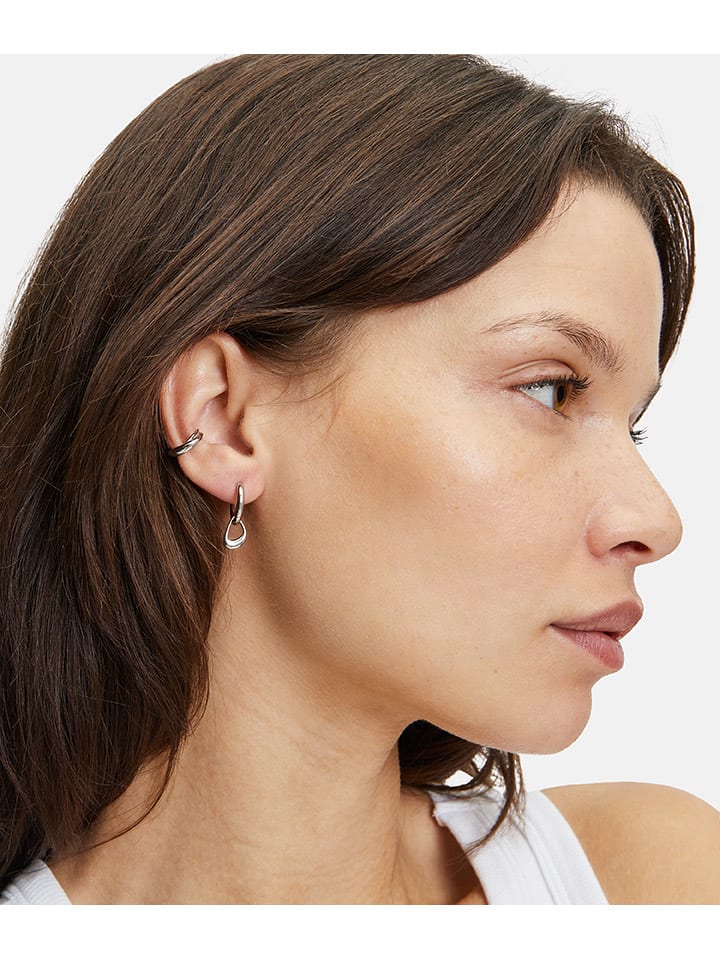 Liebeskind Edelstahl-Creolen in Silber günstig kaufen onesize