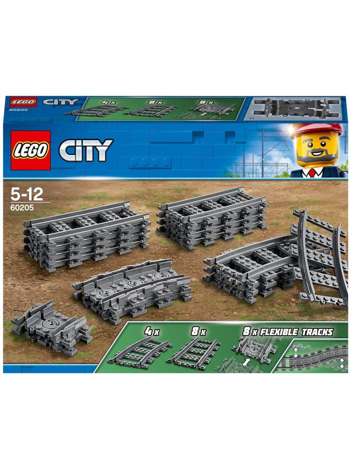 LEGO City Schienen und Kurven in Mehrfarbig ab 5 Jahre günstig kaufen onesize