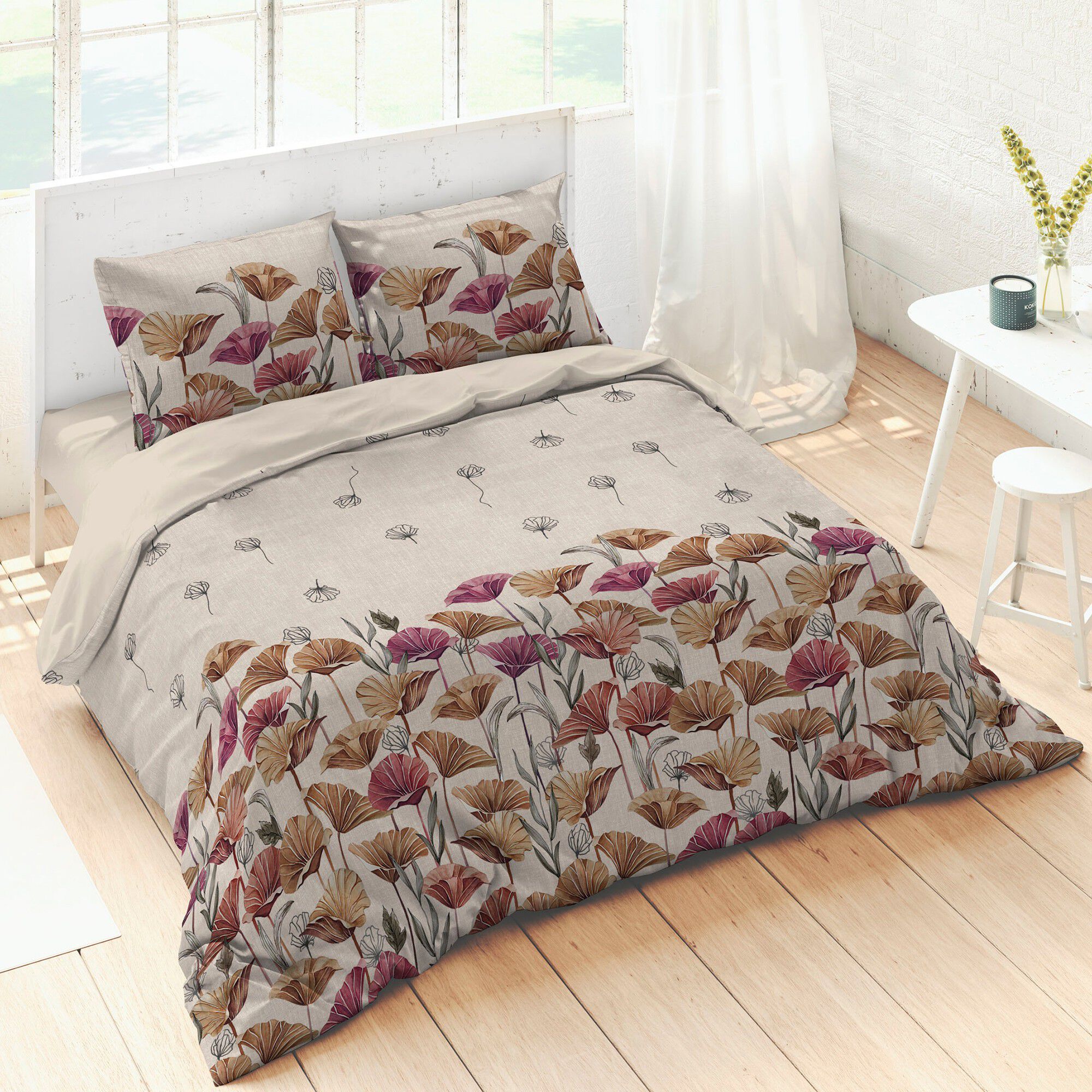 Linge de lit Messina imprimé floral