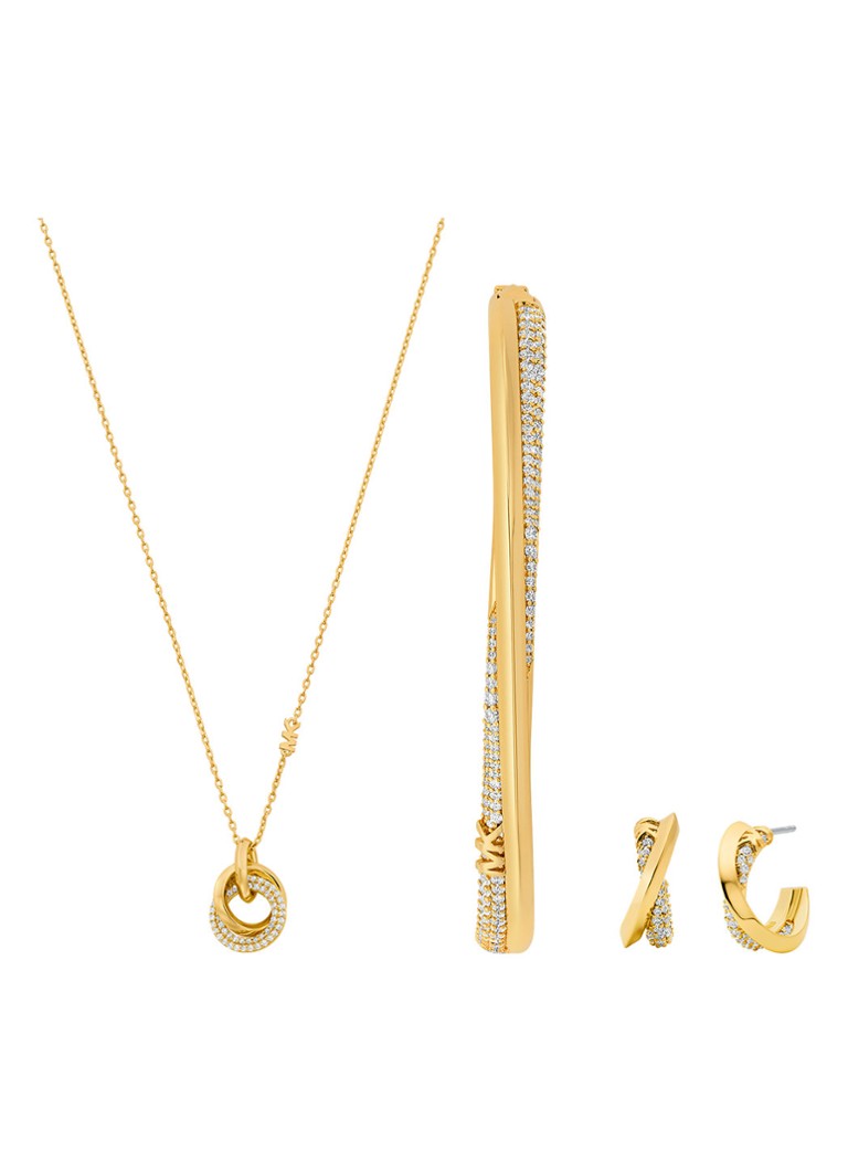Set de bijuterii Michael Kors Premium, format din 3 piese, MKJ8449CZSET