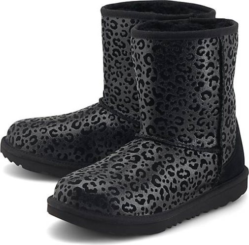 UGG Boots KIDS CLASSIC II GLITTER LEOPARD