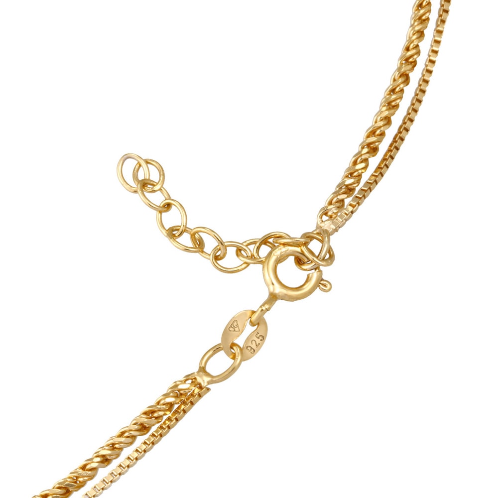 Elli Elli Collier Pendentif pour dames avec pièce de monnaie Couche angulaire ronde Te collier