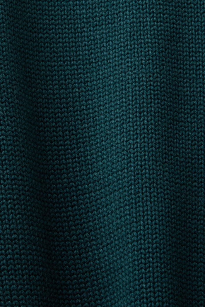 Baumwollpullover mit Rollkragen