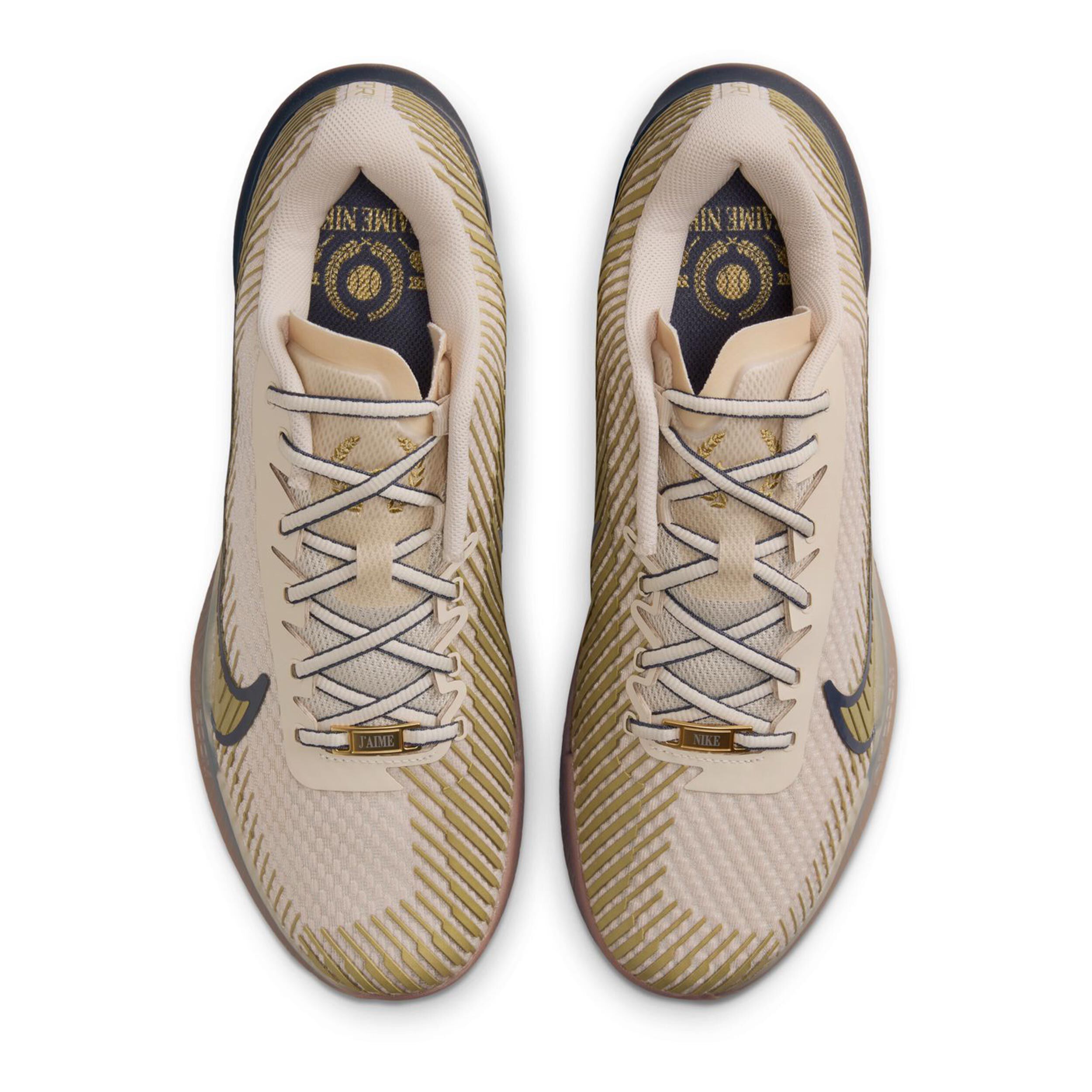 Air Zoom Vapor 11 Premium Allcourtschuh Herren - Beige, Dunkelblau