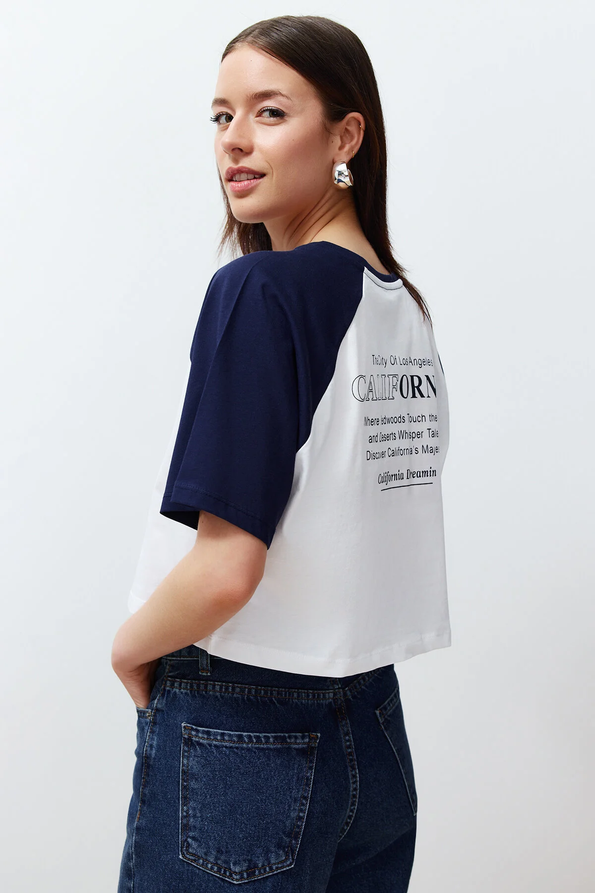 Trendyol Collection  T-Shirt - Weiß - Relaxed Fit
