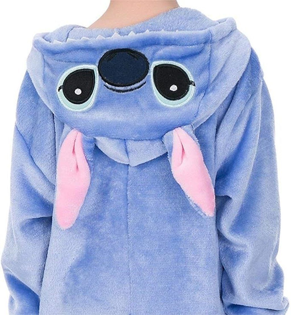 XDeer Schlafoverall Kinder Onesie Jumpsuit,Pyjamas Kigurumi,Tier Schlafoverall Pyjama Kleidung Fleece Overalls Fleece Nachtwäsche