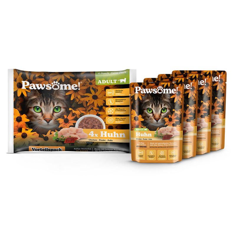 Pawsome Adult Cat 4 x 85 g zu TOP-Preisen