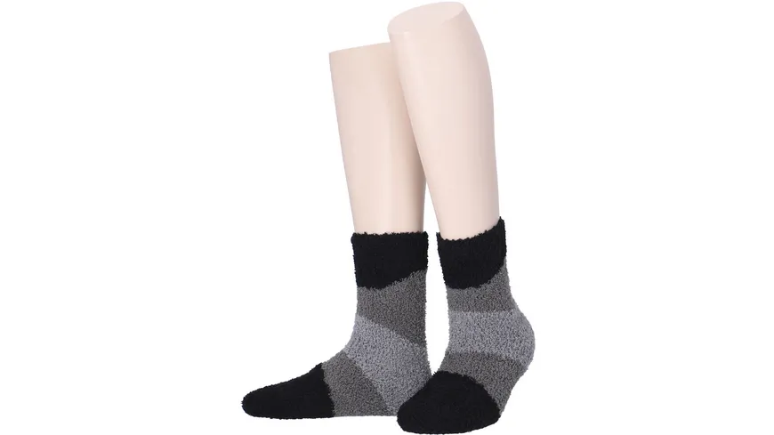 MOVE UP Unisex Kuschelsocken Cuddly schwarz