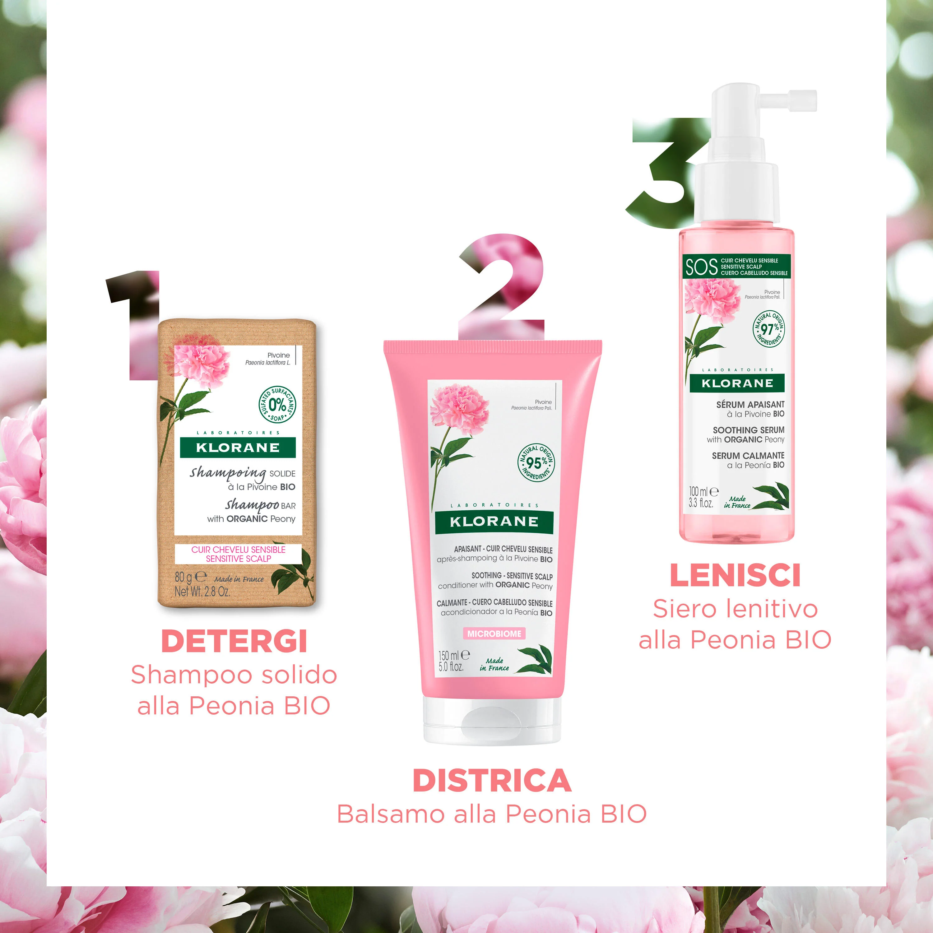 Shampoo Sólido Suavizante de Peônia - Shampoo Suave