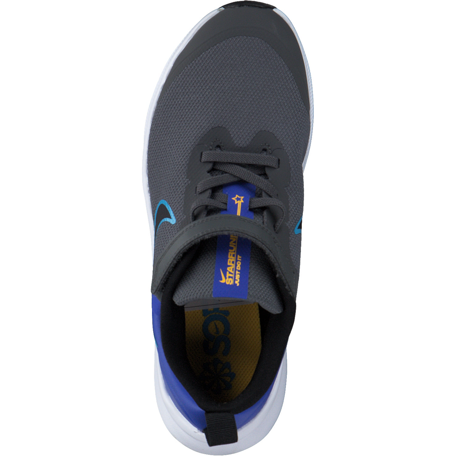 Nike Star Runner 3 DA2777 M, Sneakers Low, Kinder, iron grey/black-blue lighting