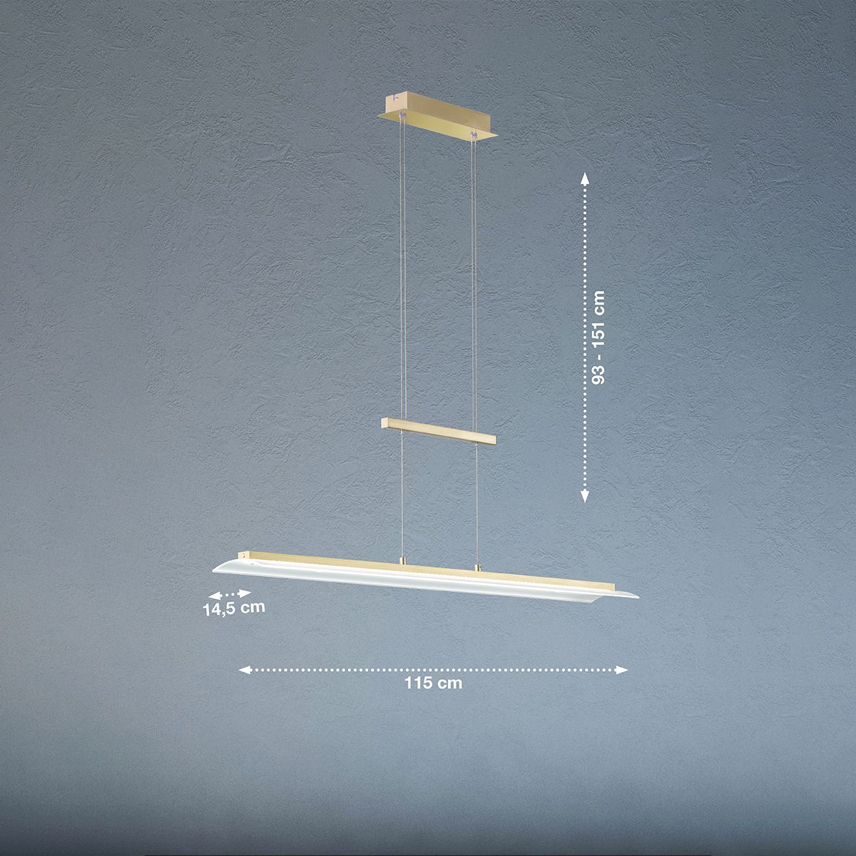 Fischer & Honsel LED Pendelleuchte Roof