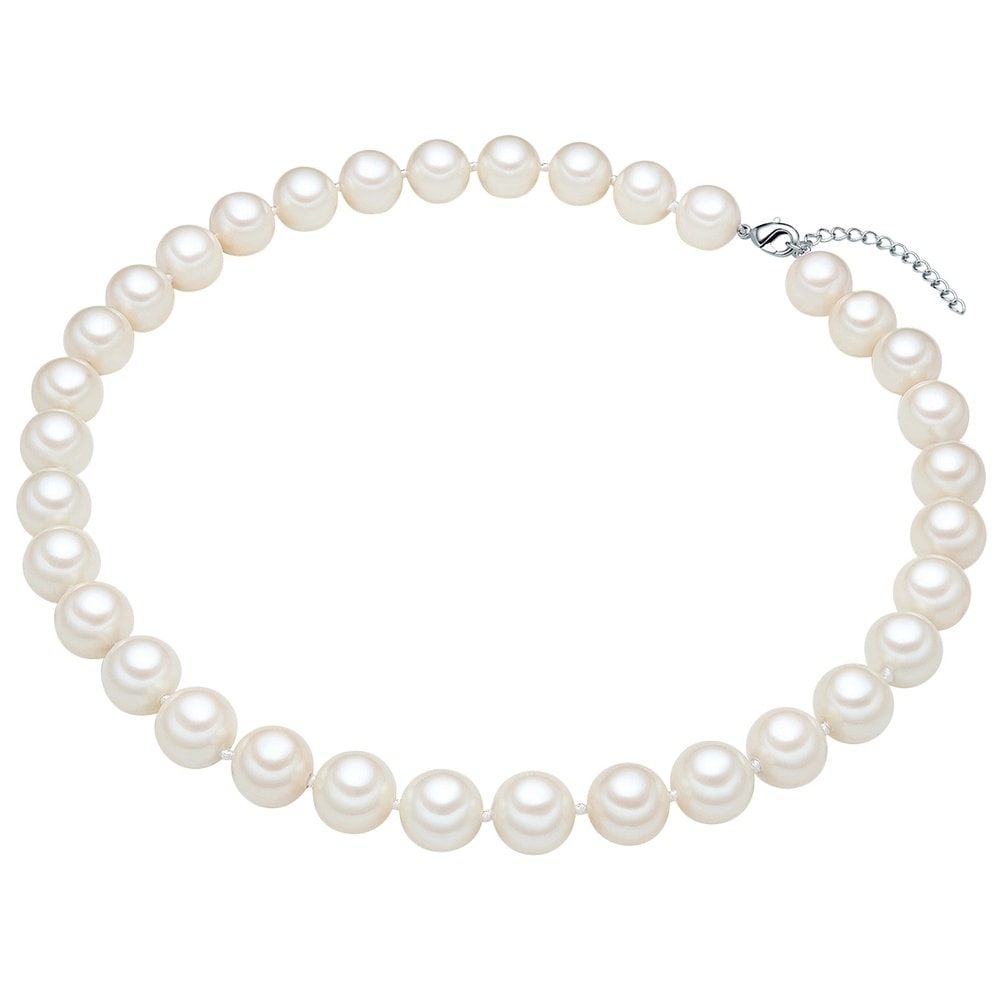 Rafaela Donata Collier de perles Perles organiques Perles organiques en Blanc collier