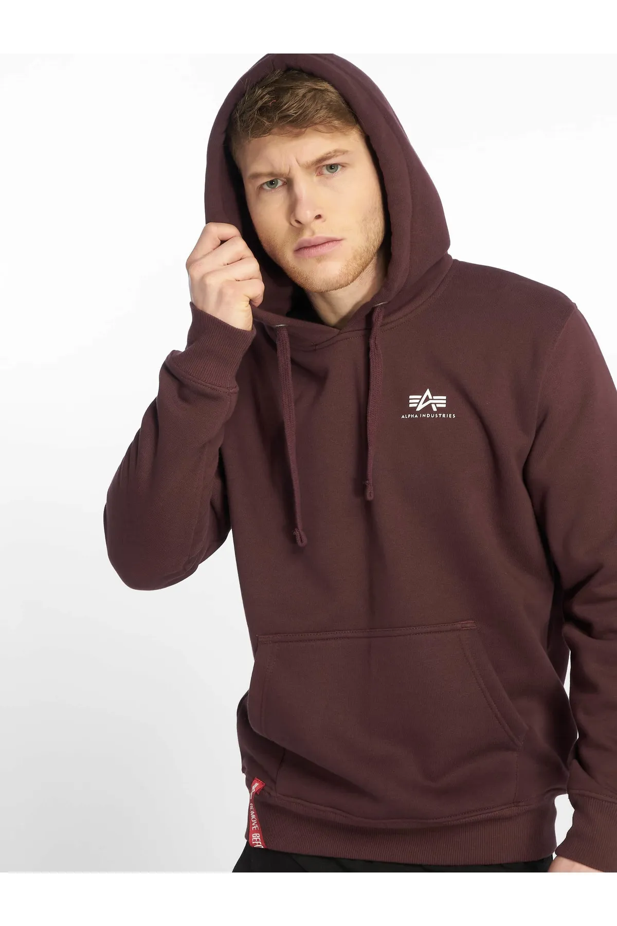 Alpha Industries  Herren Alpha Industries Basic Klein Logo Hoody