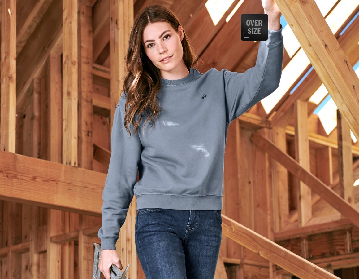 Oversize Sweatshirt e.s.motion ten, Damen